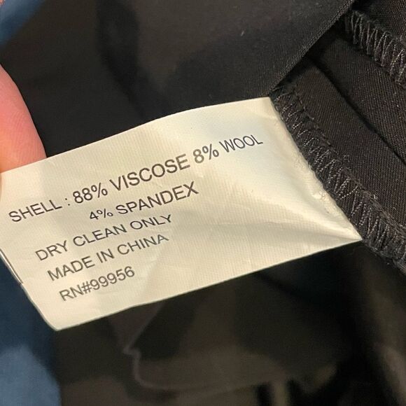 EUC SHOSHANNA V-neck Black Mini Dress Sz 8 - Picture 4 of 4